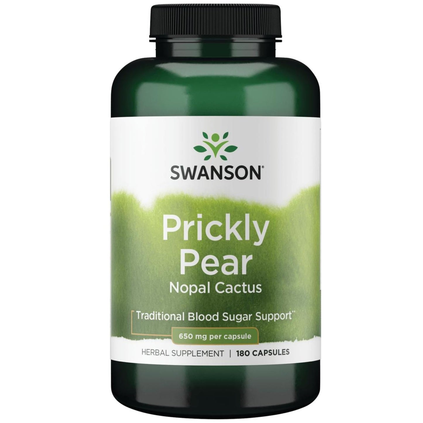 Swanson Premium Brand Prickly Pear Cactus Opuntia 650 mg, 180 Capsules