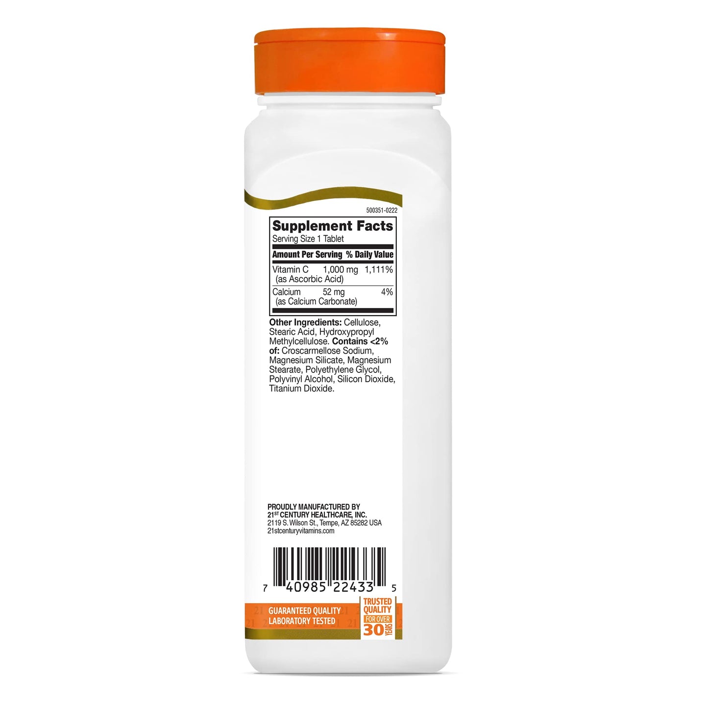 21st Century Vitamin C 1000 mg Tablets, 220 Count