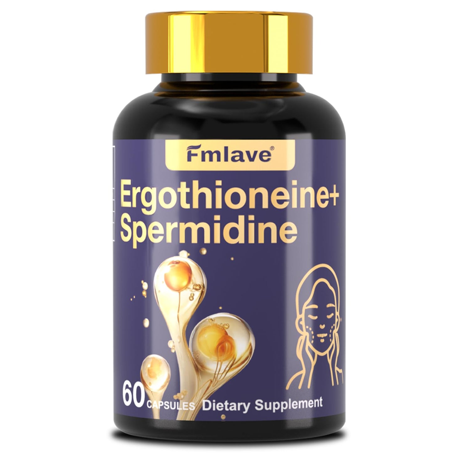 Dr. HR Ergothioneine Spermidine Supplement Capsule 1
