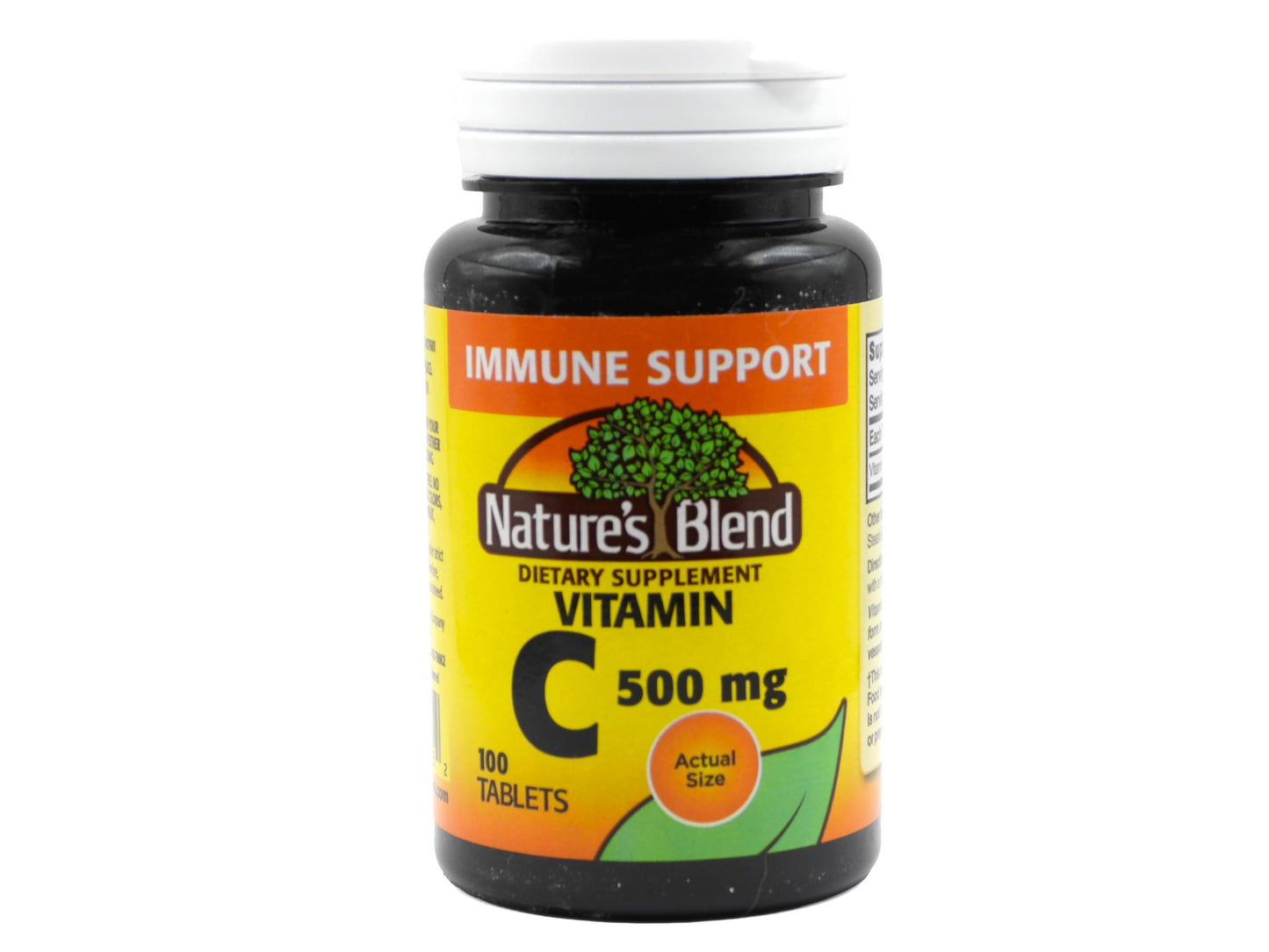 Nature's Blend Vitamin C 500 mg Tablet, 100 Tablets