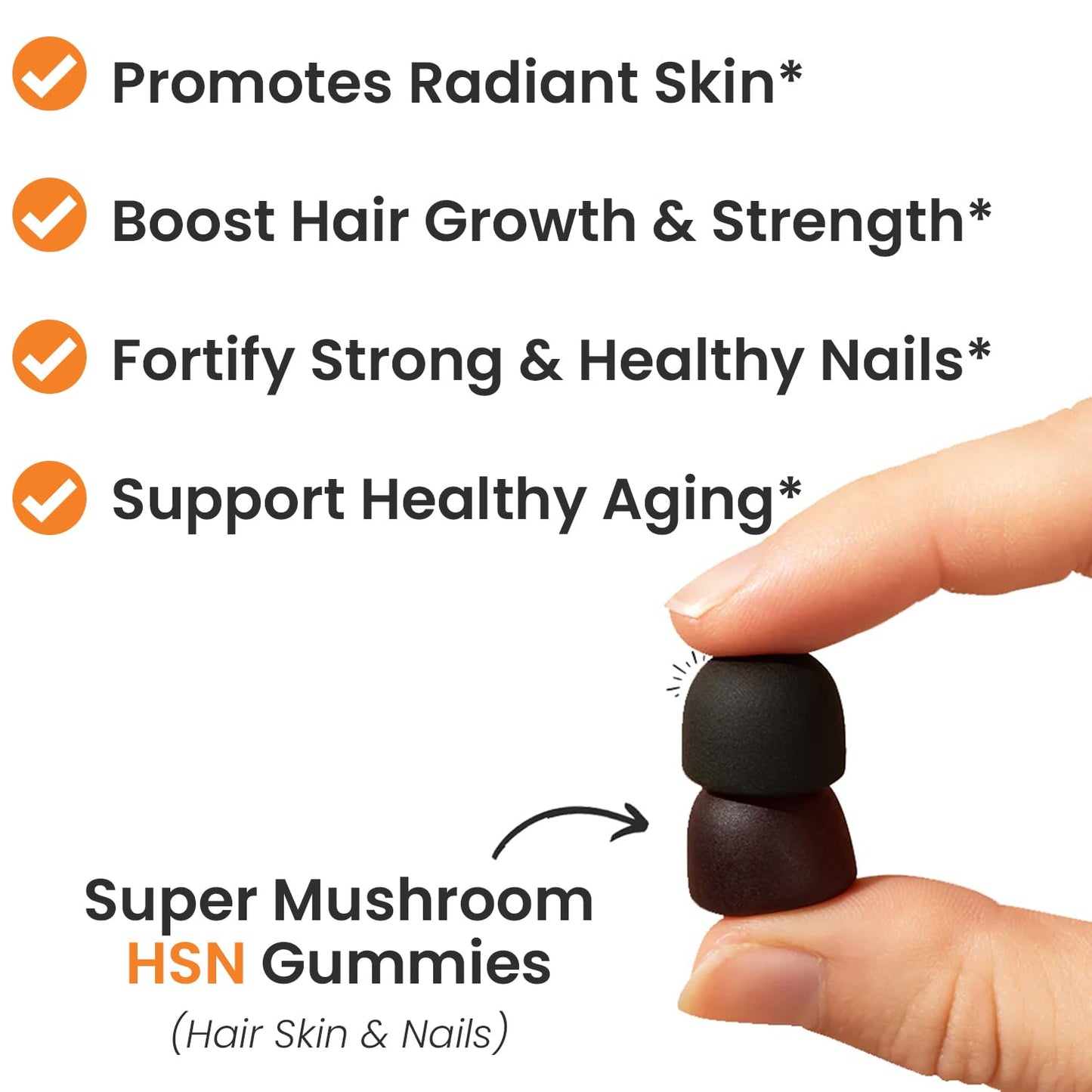 Auri Super Mushroom HSN Gummies Gummy 60 Count