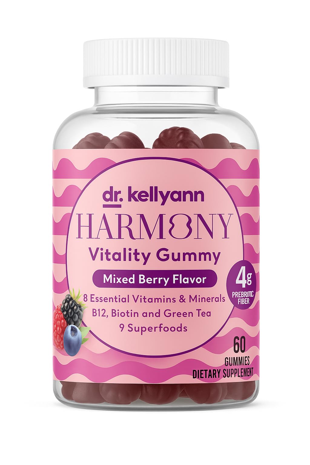 Dr. Kellyann Harmony Vitality Gummies 60 Count