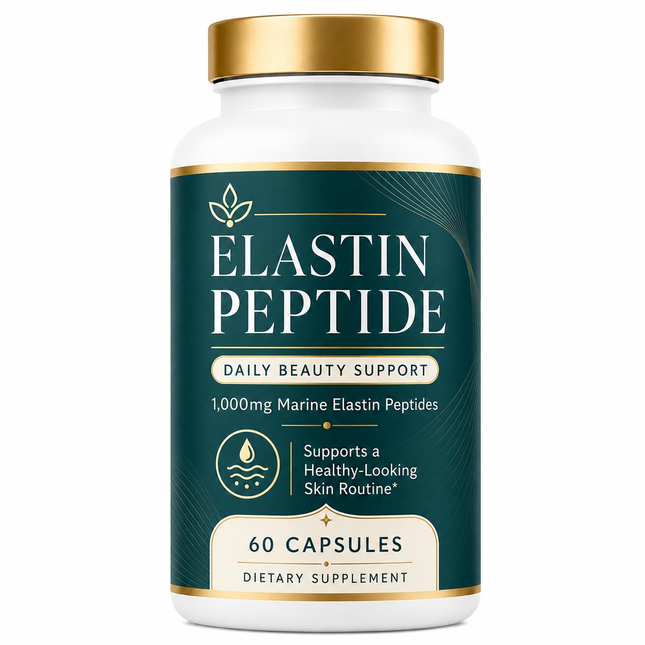 Kuri Nuka Elastin Peptides Daily Beauty Support Capsules 60