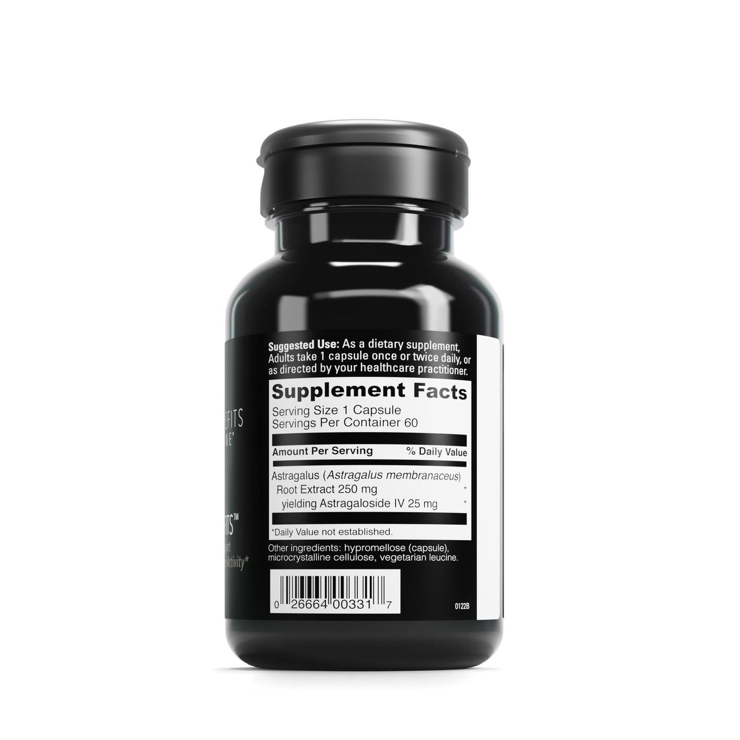 DAVINCI Telomere Benefits Dietary Supplement to Support Healthy Aging, Antioxidant Levels, Memory and Telomerase Activity* with Astragalus Root Extract - Gluten-Free - 60 Capsules