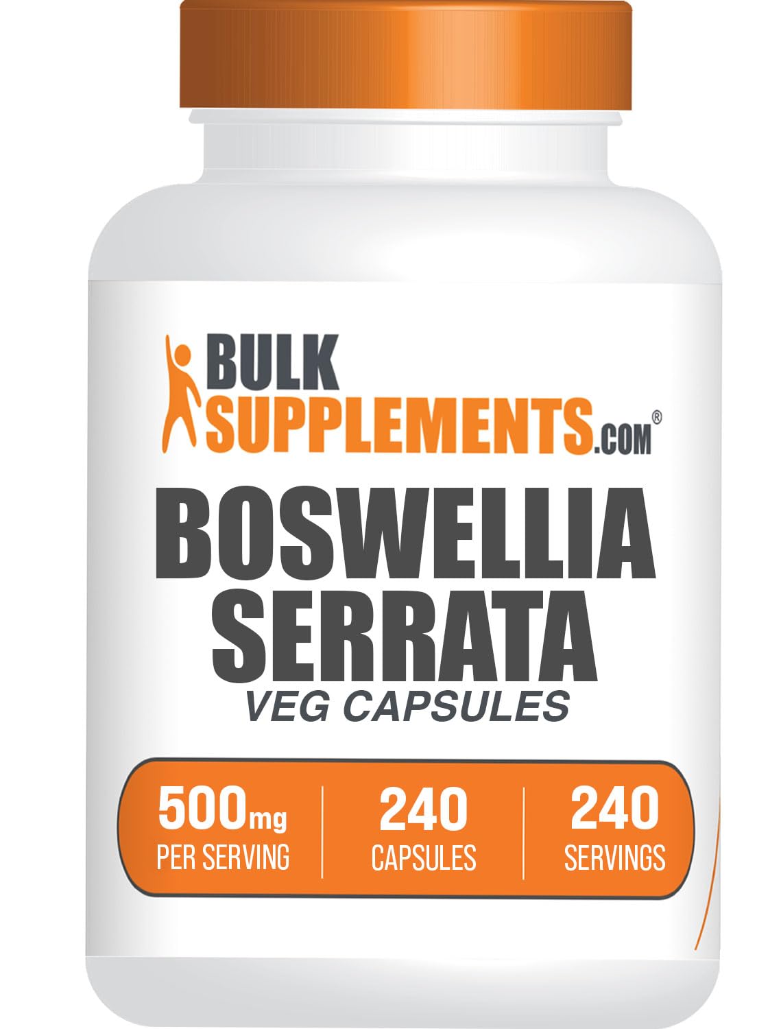 BulkSupplements Boswellia Serrata Extract Capsules 240 Capsules