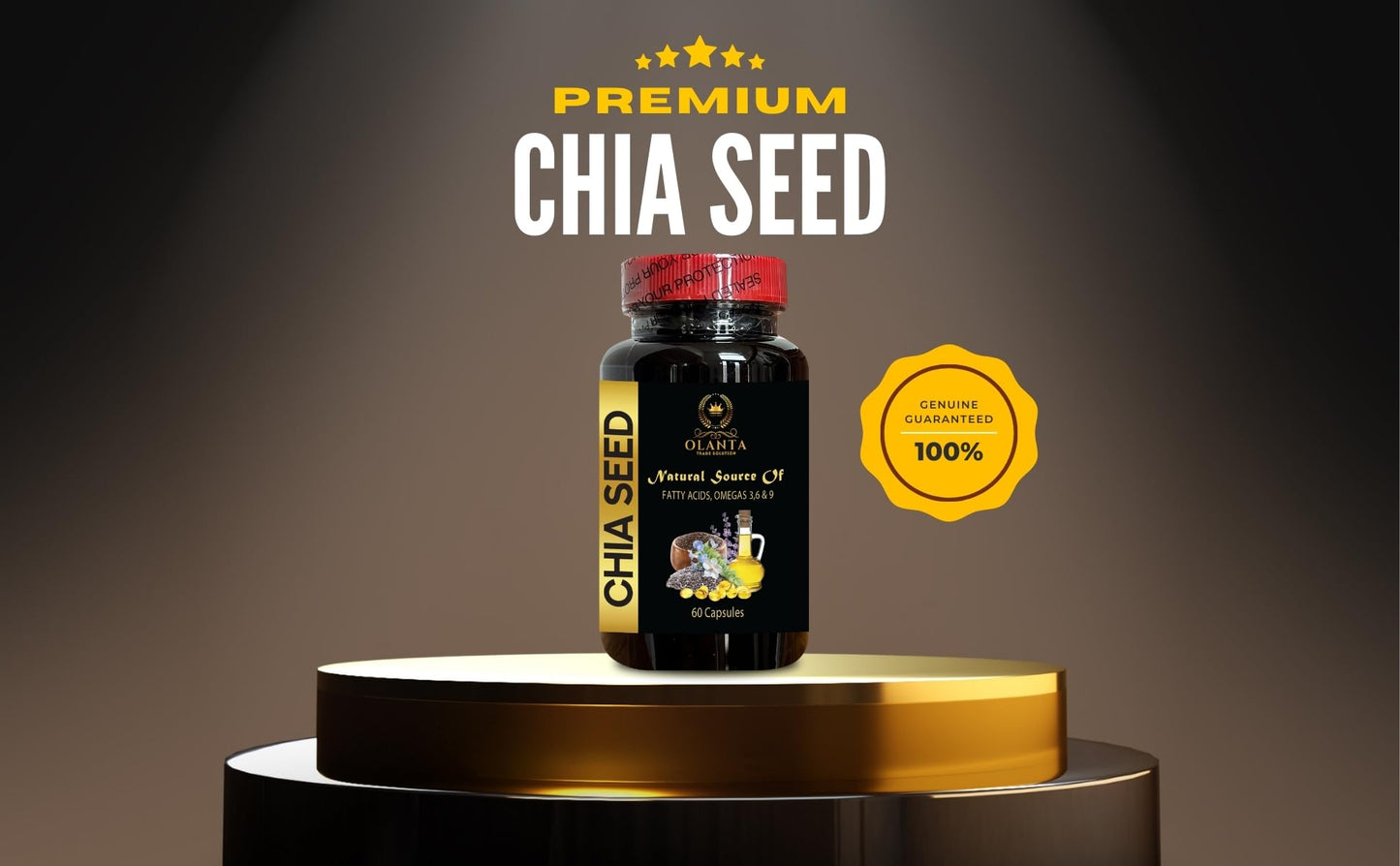 OLANTA TRADE SOLUTION Chia Seed Supplement Capsule 60 Capsules