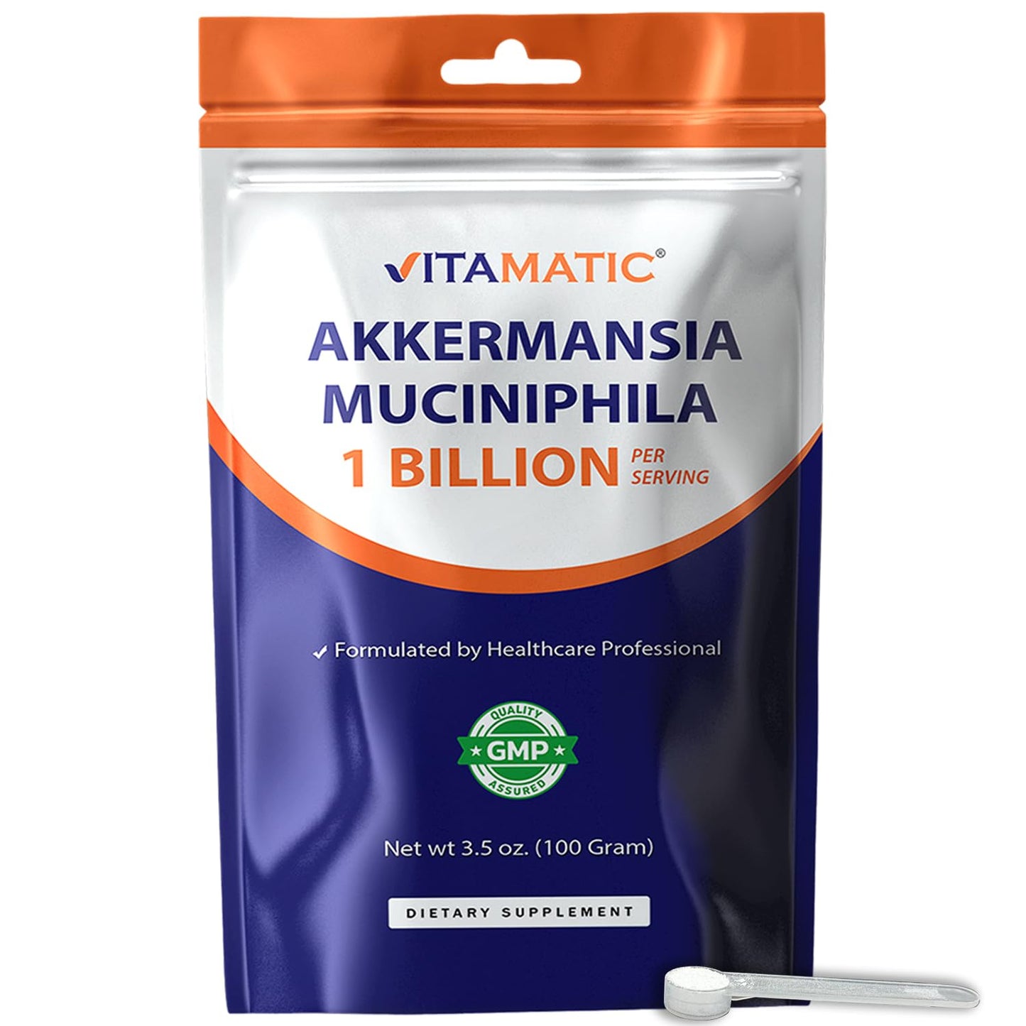 Vitamatic Akkermansia Muciniphila Gut Health Powder 3.5 Ounce