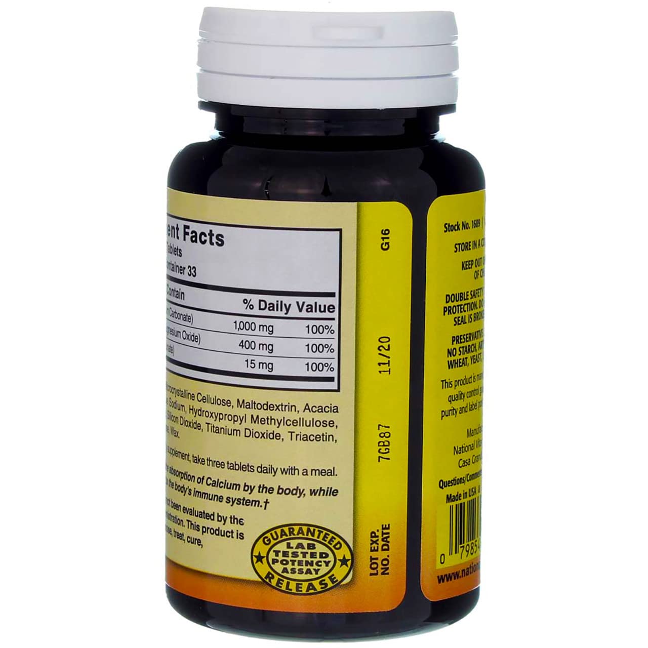Nature's Blend Calcium Magnesium Zinc, 200 Tablets