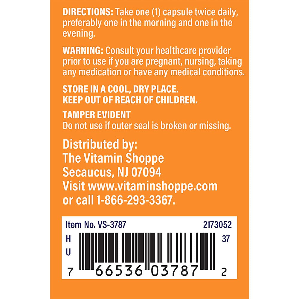The Vitamin Shoppe Ginkgo Biloba - Memory Support, Mental Clarity & Circulation, Standardized Extract, 60 Capsules