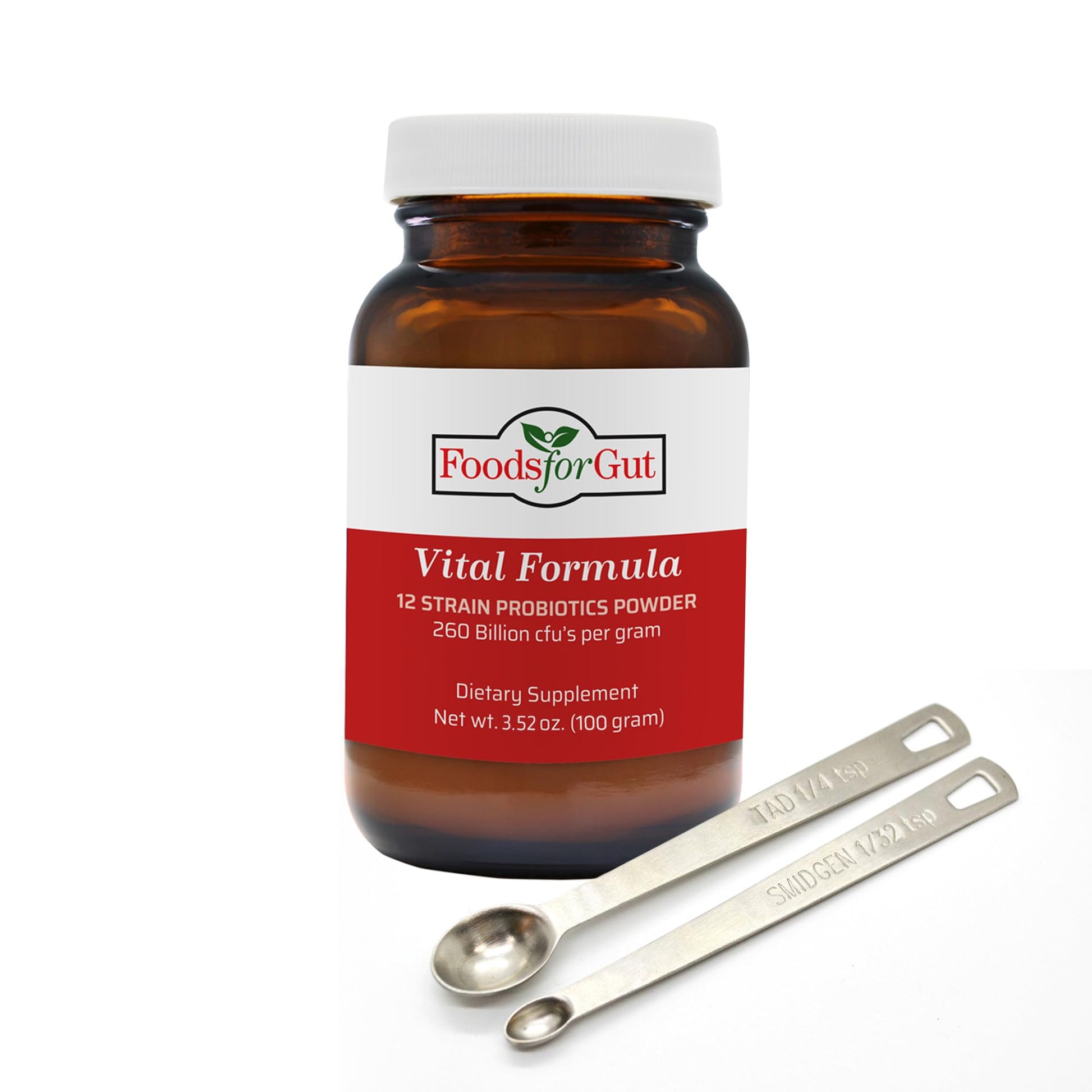 Foods For Gut Vital Formula 12 Strain Probiotics Powder 3.52 oz