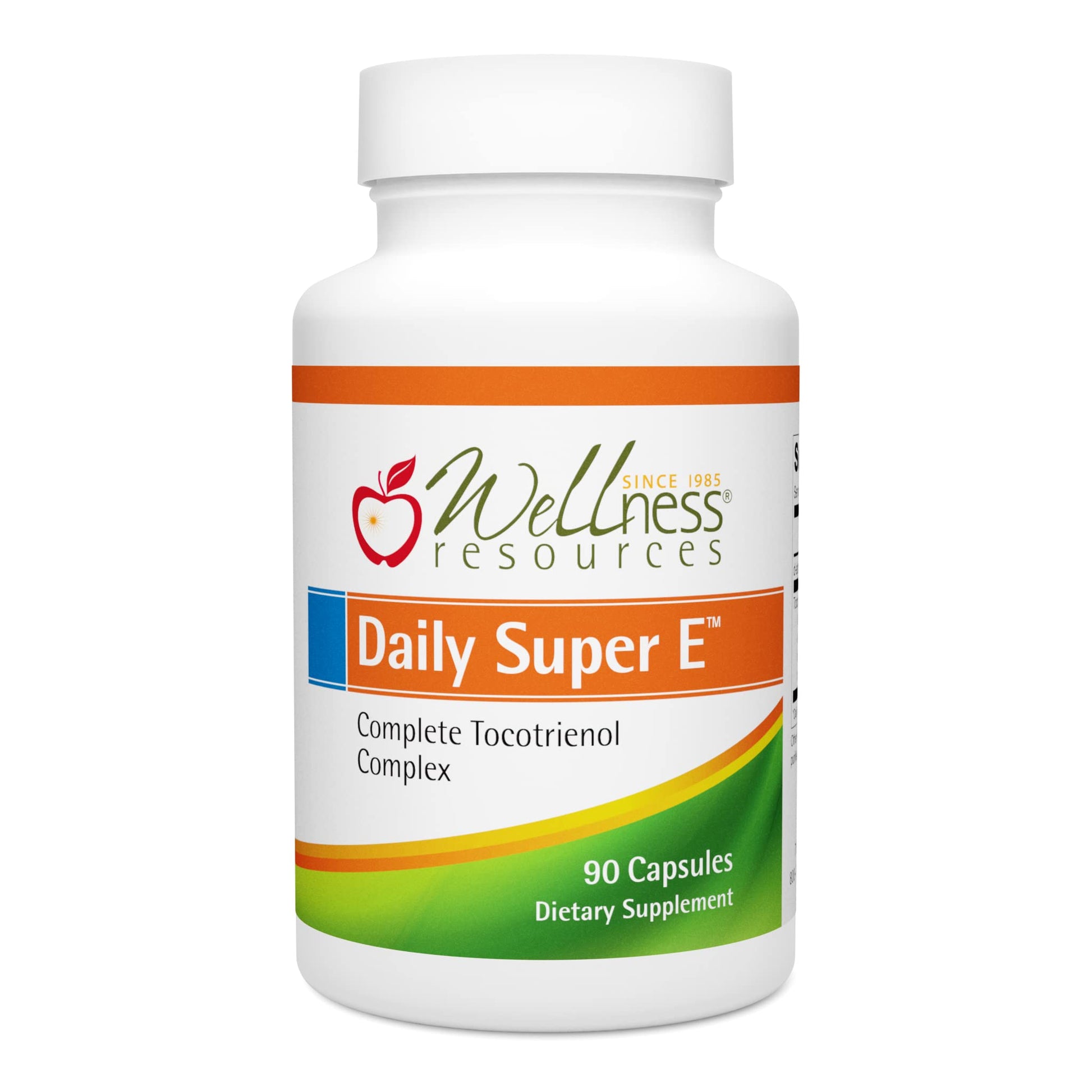 Wellness Resources Daily Super E-Tocotrienol Vitamin E Complex Softgels 90