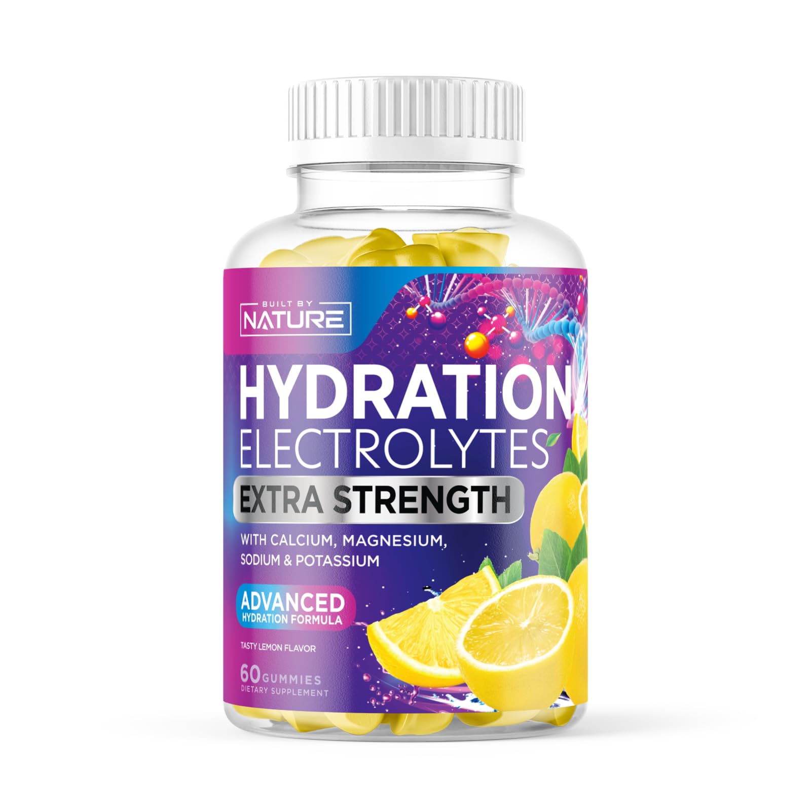 Built by Nature Hydration Electrolyte 60 Gummies