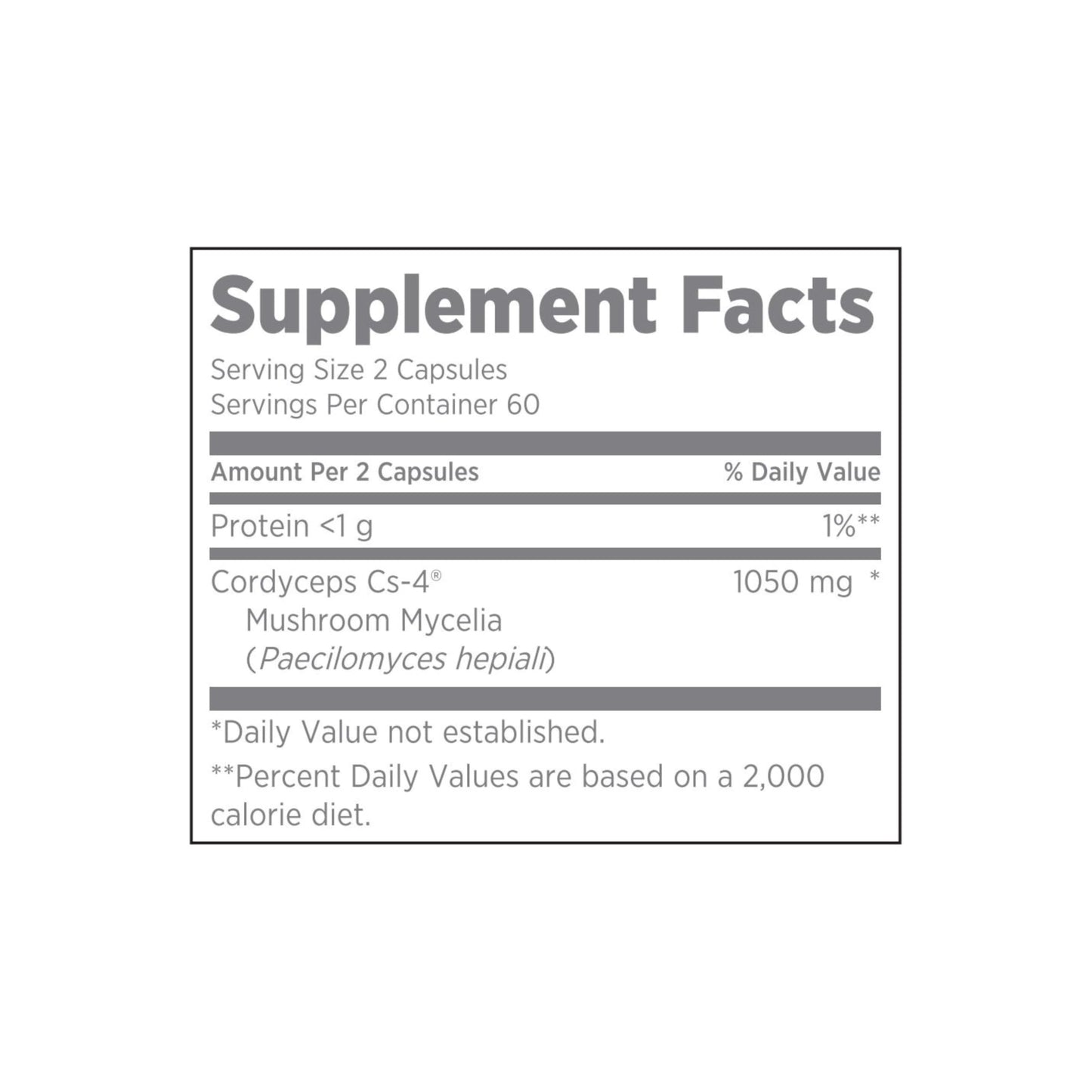 Nu Skin CordyMax Cs-4 Dietary Supplement Capsule, 120 Capsules