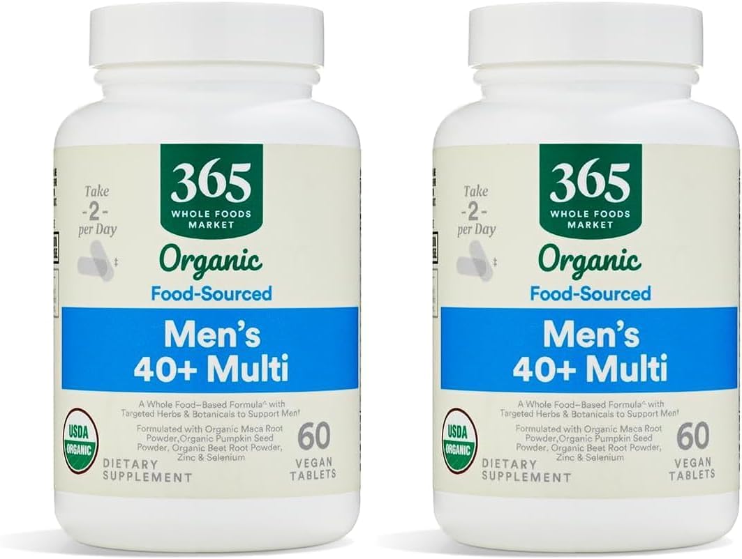 365 by Whole Foods Market Vitamin Multi Mens Food Cultured 40 Plus Tablets 120