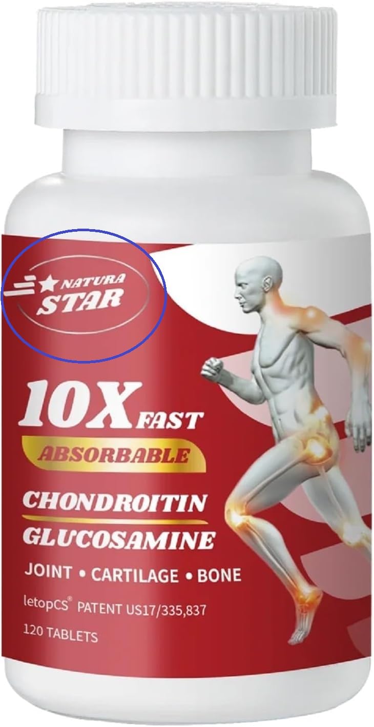 NATURASTAR Absorbable Glucosamine Chondroitin 120 Tablets