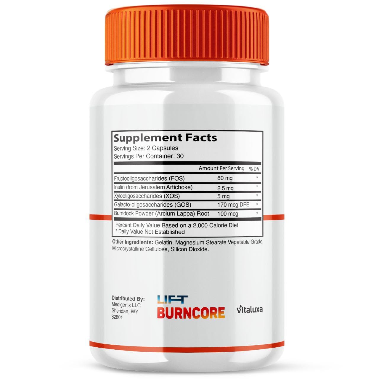 Vitaluxa Lift BurnCore Capsule 60 Count