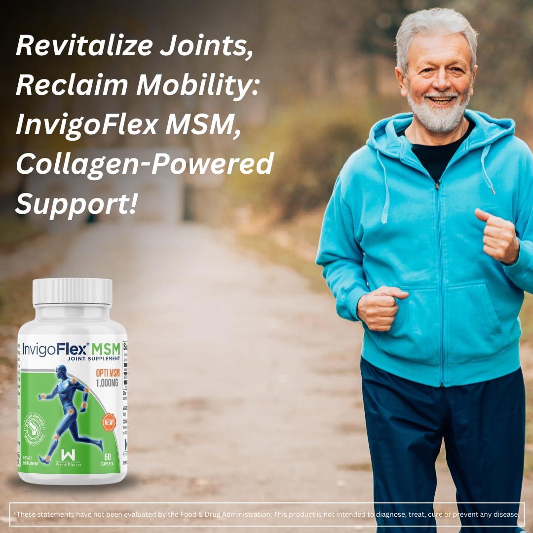 INVIGOFLEX MSM Methylsulfonylmethane Caplets 60