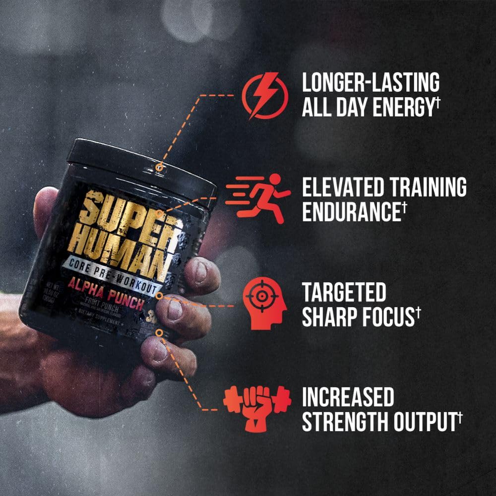 ALPHA LION Core Pre Workout Powder, 30 Servings