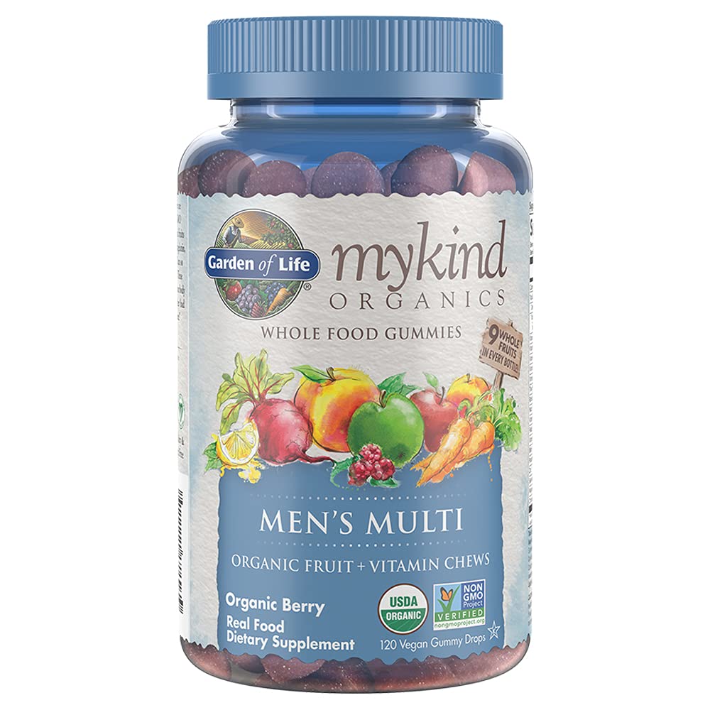Garden of Life Organics Women's Gummy Vitamins & Men's Gummy Vitamins, 120 Count