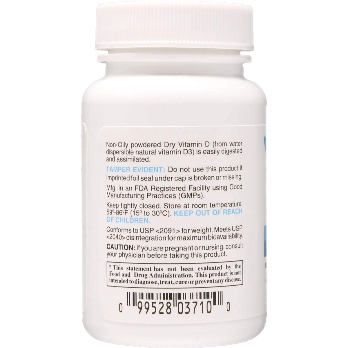 Wonder Laboratories Vitamin D3 400 IU Tablet, 100 Tablets