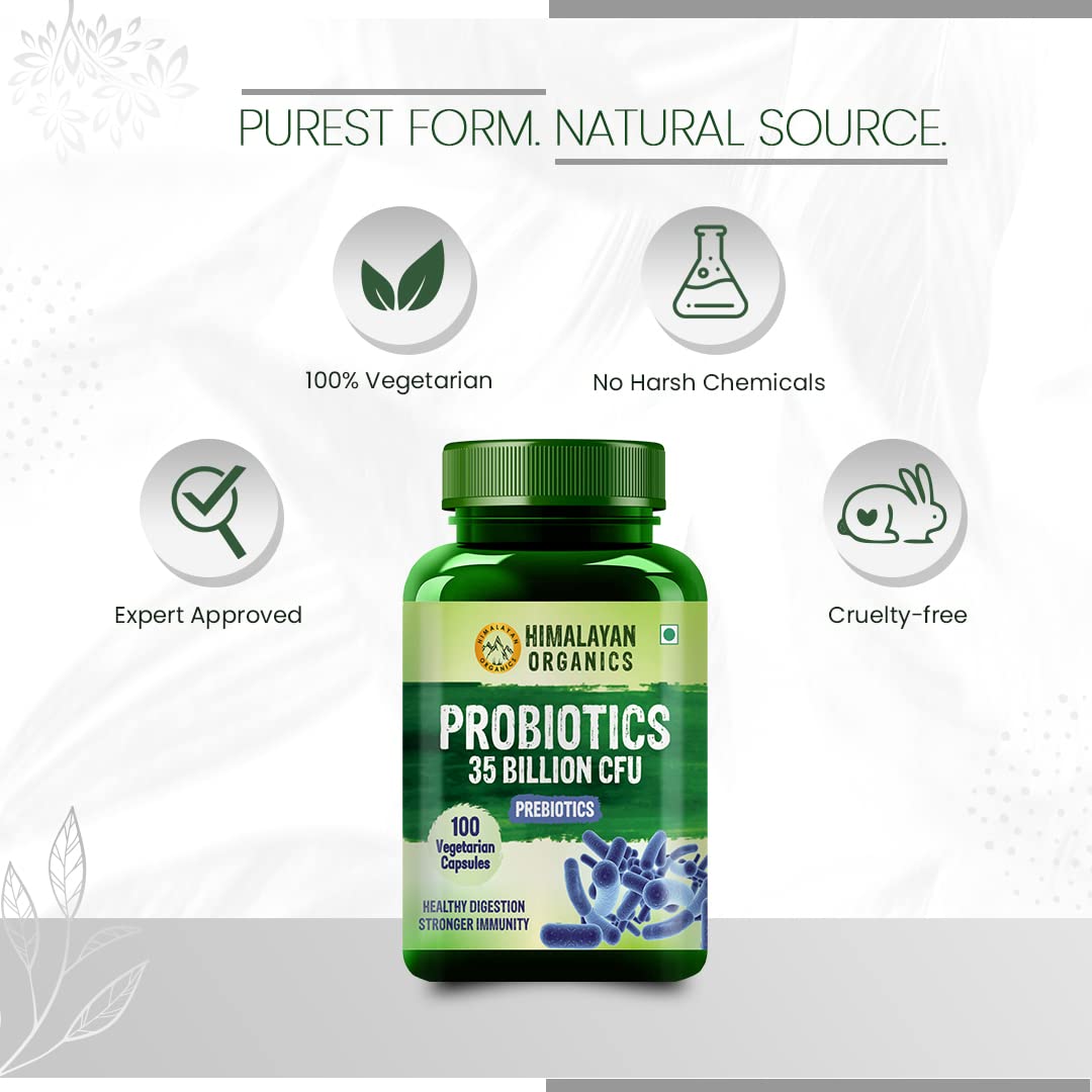Himalayan Organics Probiotics 35 Billion CFU Supplement Capsule, 1 Count