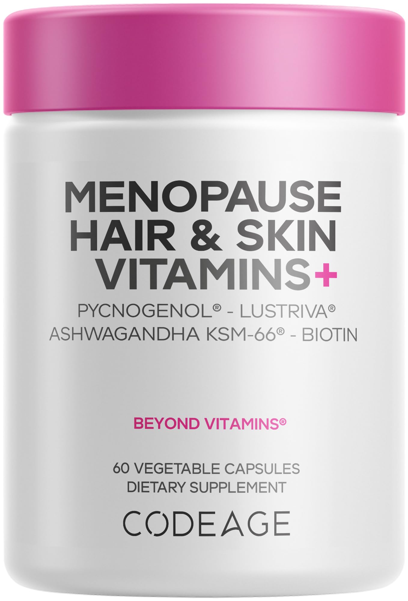 Codeage Menopause Hair & Skin Vitamins+ Capsule 60 Capsules