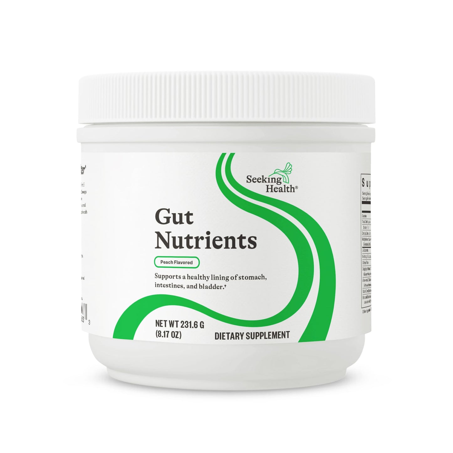 Seeking Health Gut Nutrients L-Glutamine Supplement with Zinc L-Carnosine Powder 8.04 oz