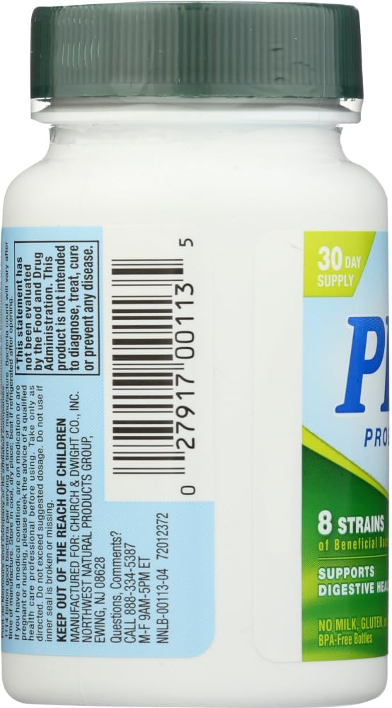 Nutrition Now PB 8 Pro-biotic Acidophilus Capsules, 60 Count