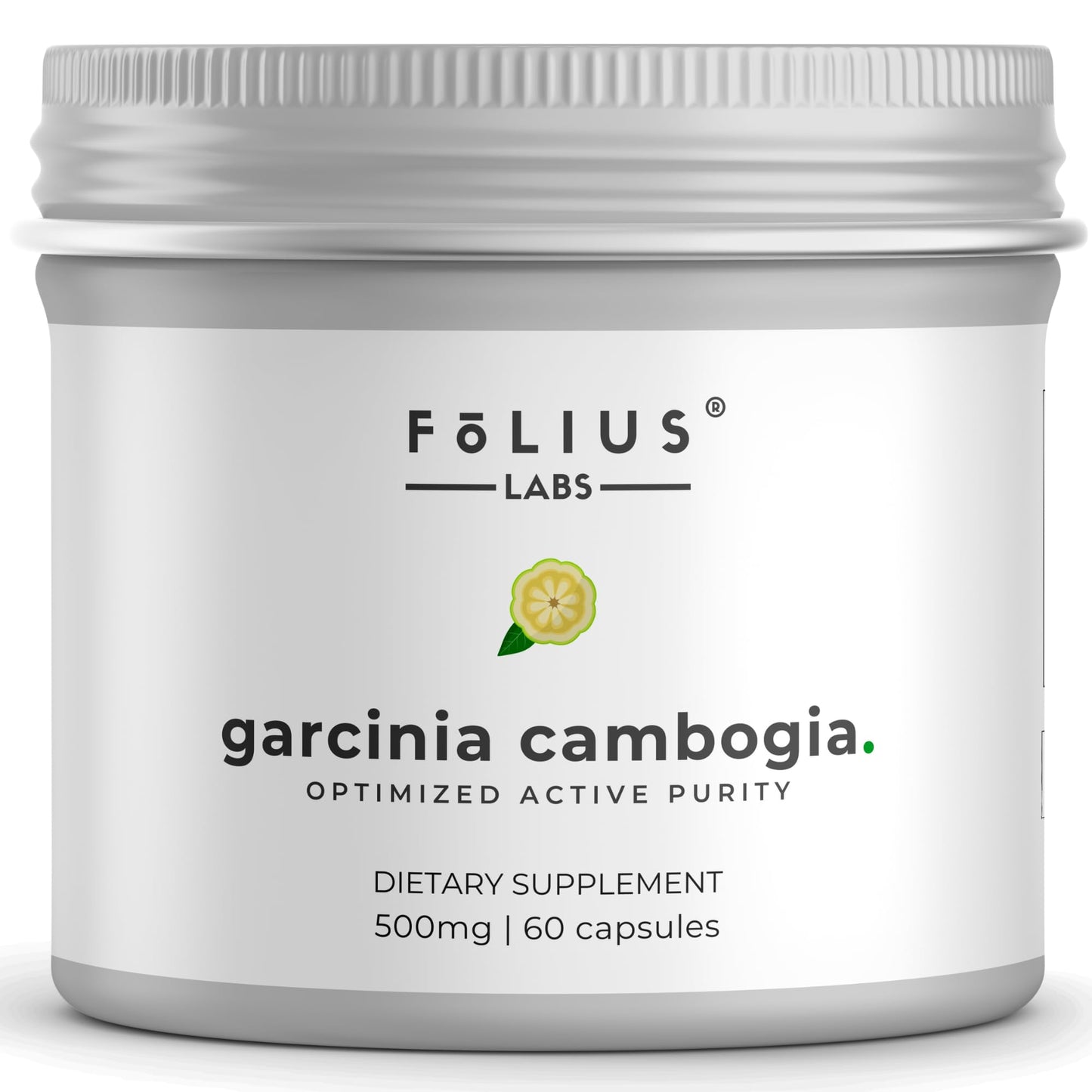 FOLIUS LABS Garcinia Cambogia Extract Supplement 500mg, 60 Capsules