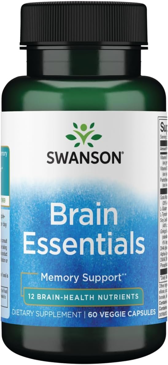 Swanson Brain Essentials 60 Capsules