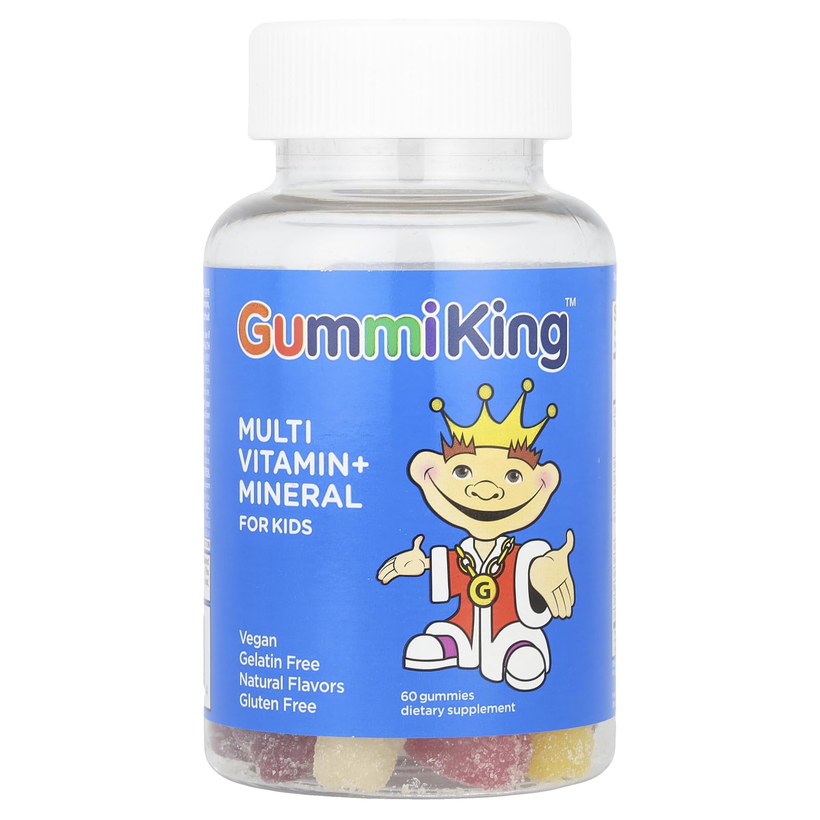 Gummi King Multivitamin and Mineral Supplement Gummy 60 Count