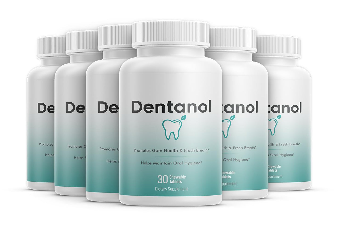 DENTANOL Oral Probiotic Supplement Arctic Pine Resin & 4 Probiotic Strains – Supports Gum Health, Fresh Breath & Oral Microbiome Balance, 180 Chewable Tablets