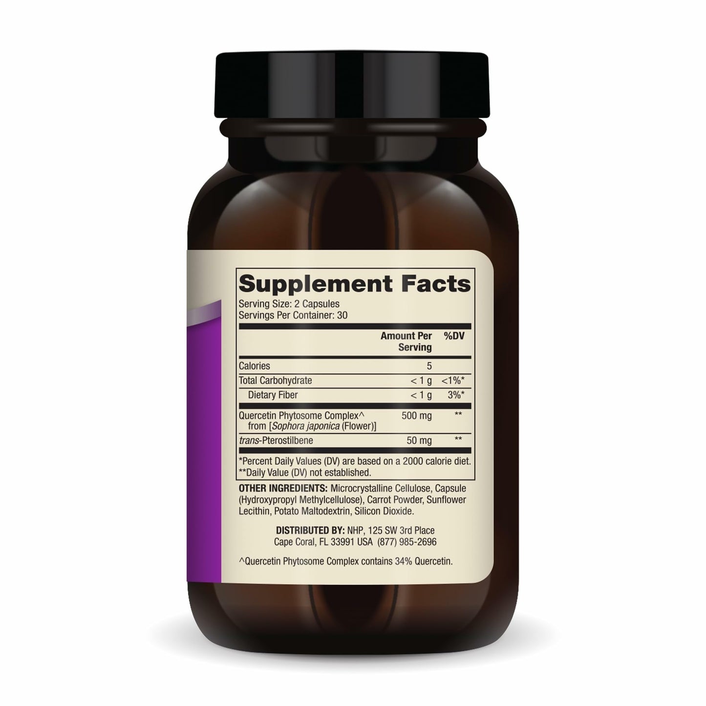Dr. Mercola Quercetin & Pterostilbene Advanced 500 mg 60 Capsules