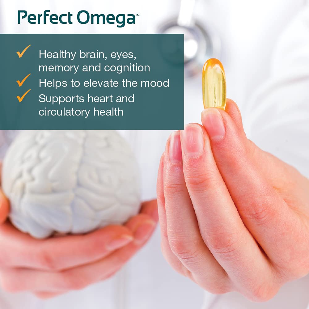 Therabotanics Perfect Omega 3 Wild Alaskan Fish Oil Softgels 60