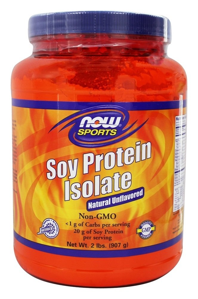 NOW Foods Soy Protein Isolate Non-GMO Powder, 2 lbs