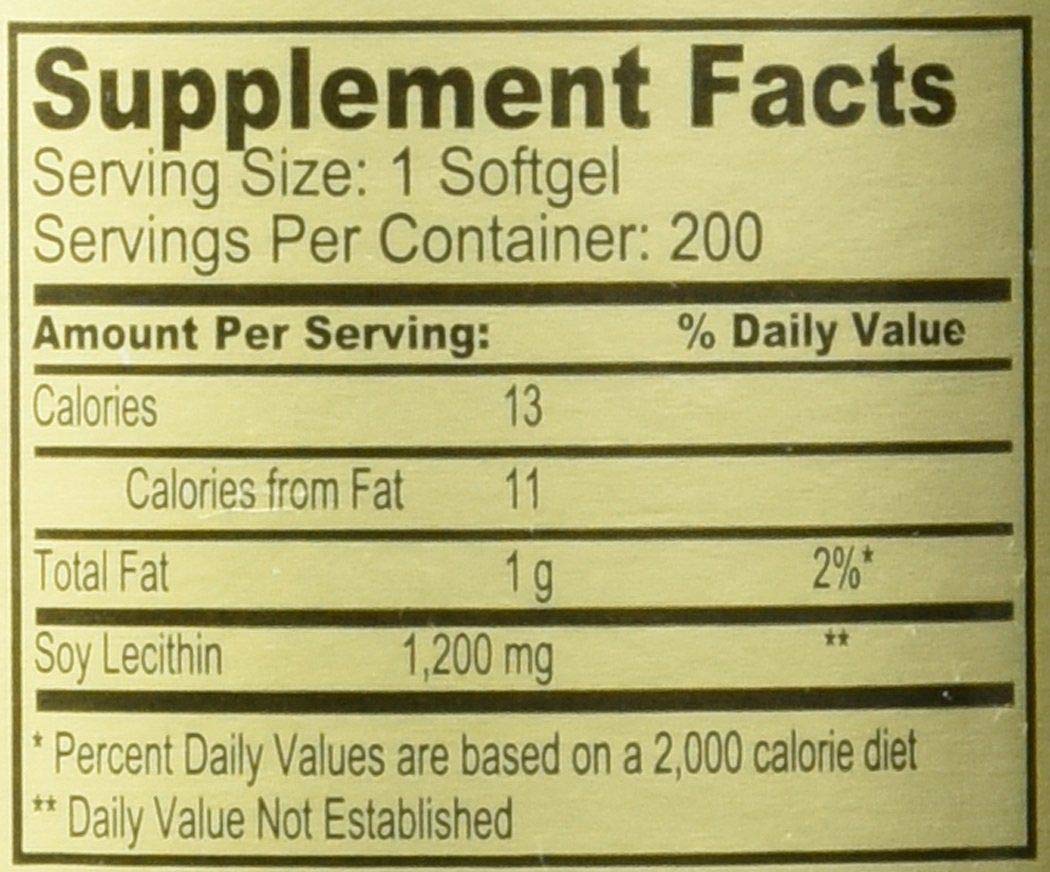 NCB Lecithin Softgel 1 Count