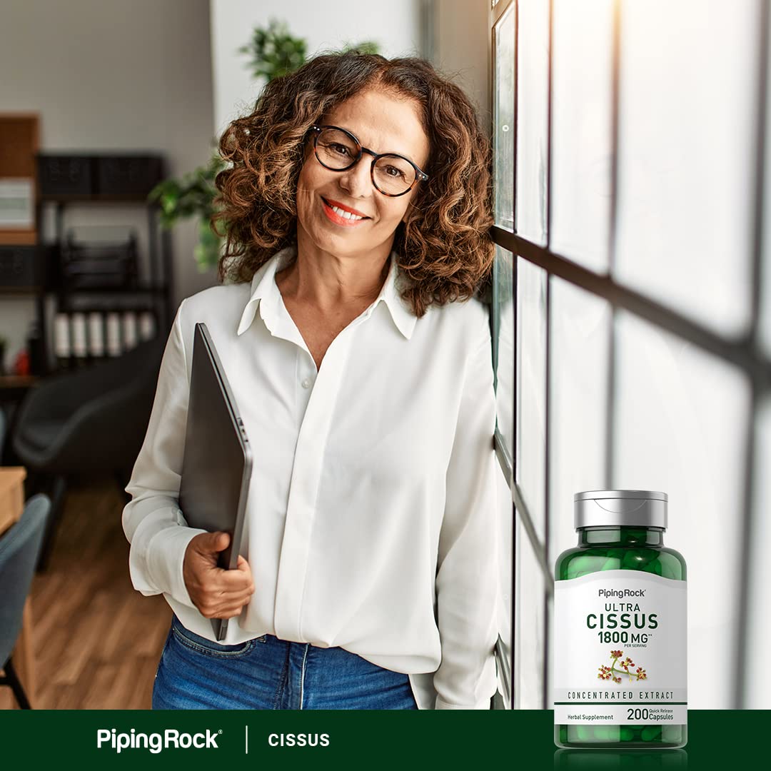 Piping Rock Cissus Quadrangularis Supplement Capsule, 200 Capsules