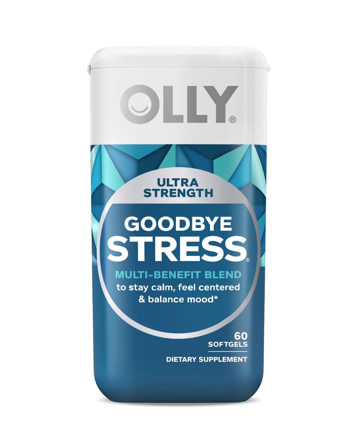 OLLY Ultra Strength Goodbye Stress Softgels 60 Count