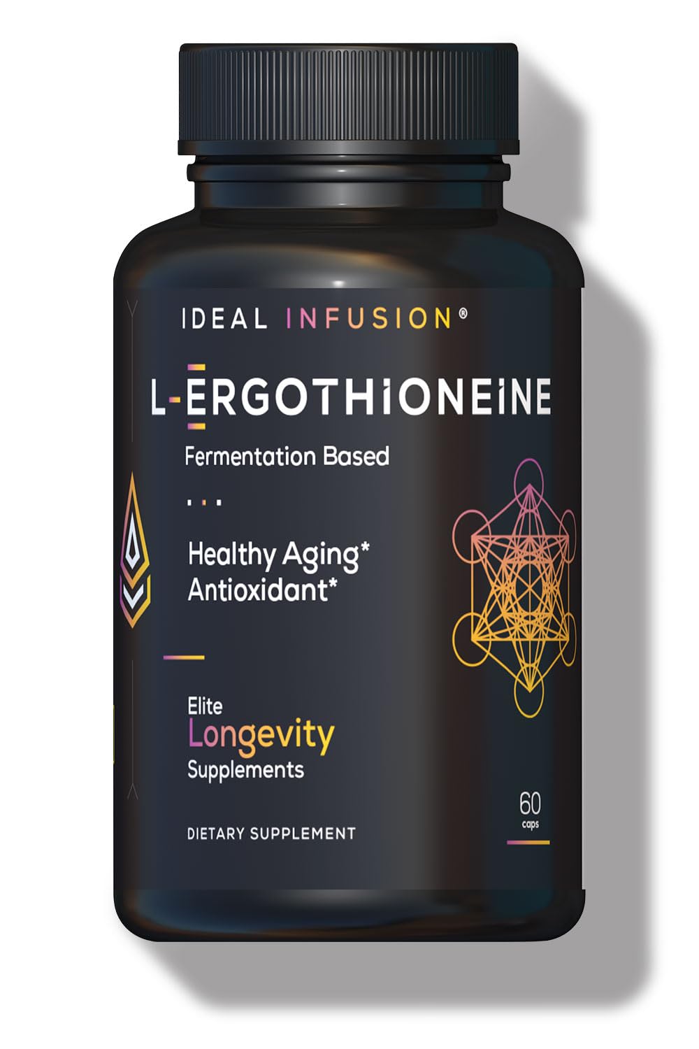 Ideal Infusion Fermentation Based L-Ergothioneine 30mg Capsule, 60 Capsules