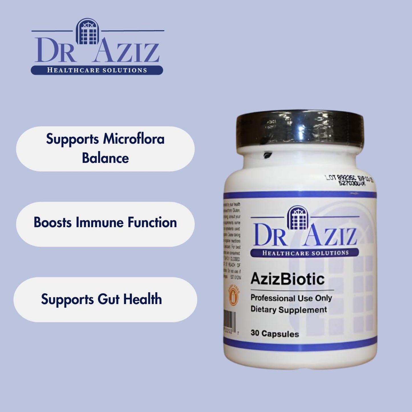 Dr Aziz AzizBiotic Probiotic Capsules 30