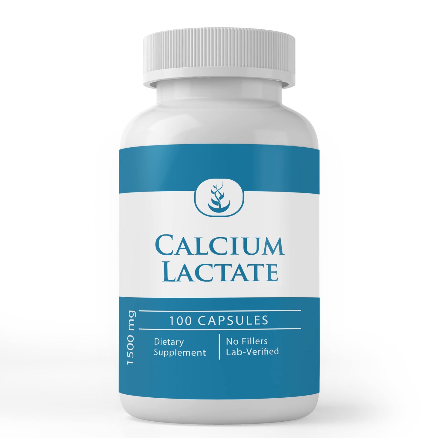 PURE ORIGINAL INGREDIENTS Calcium Lactate Capsules 100 Count