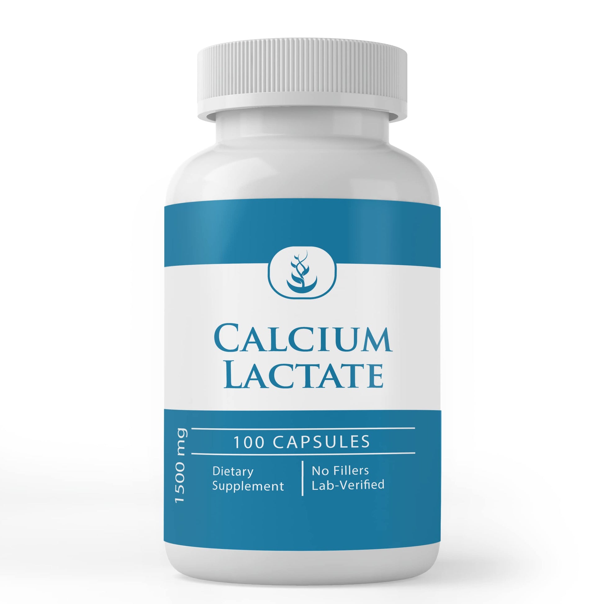 PURE ORIGINAL INGREDIENTS Calcium Lactate Capsules 100 Count
