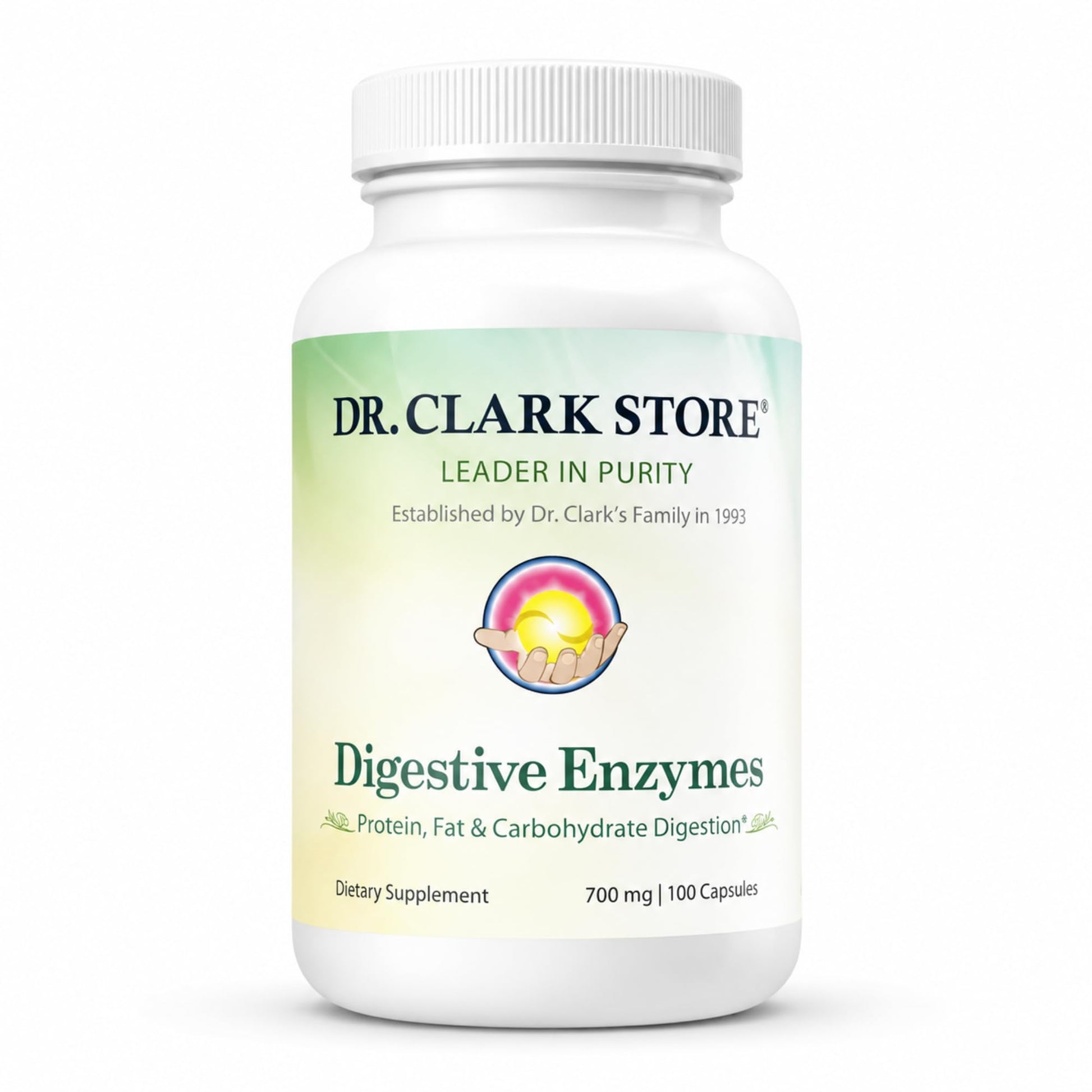 Dr Clark Store Digestive Enzymes Supplement Capsule 100 Capsules