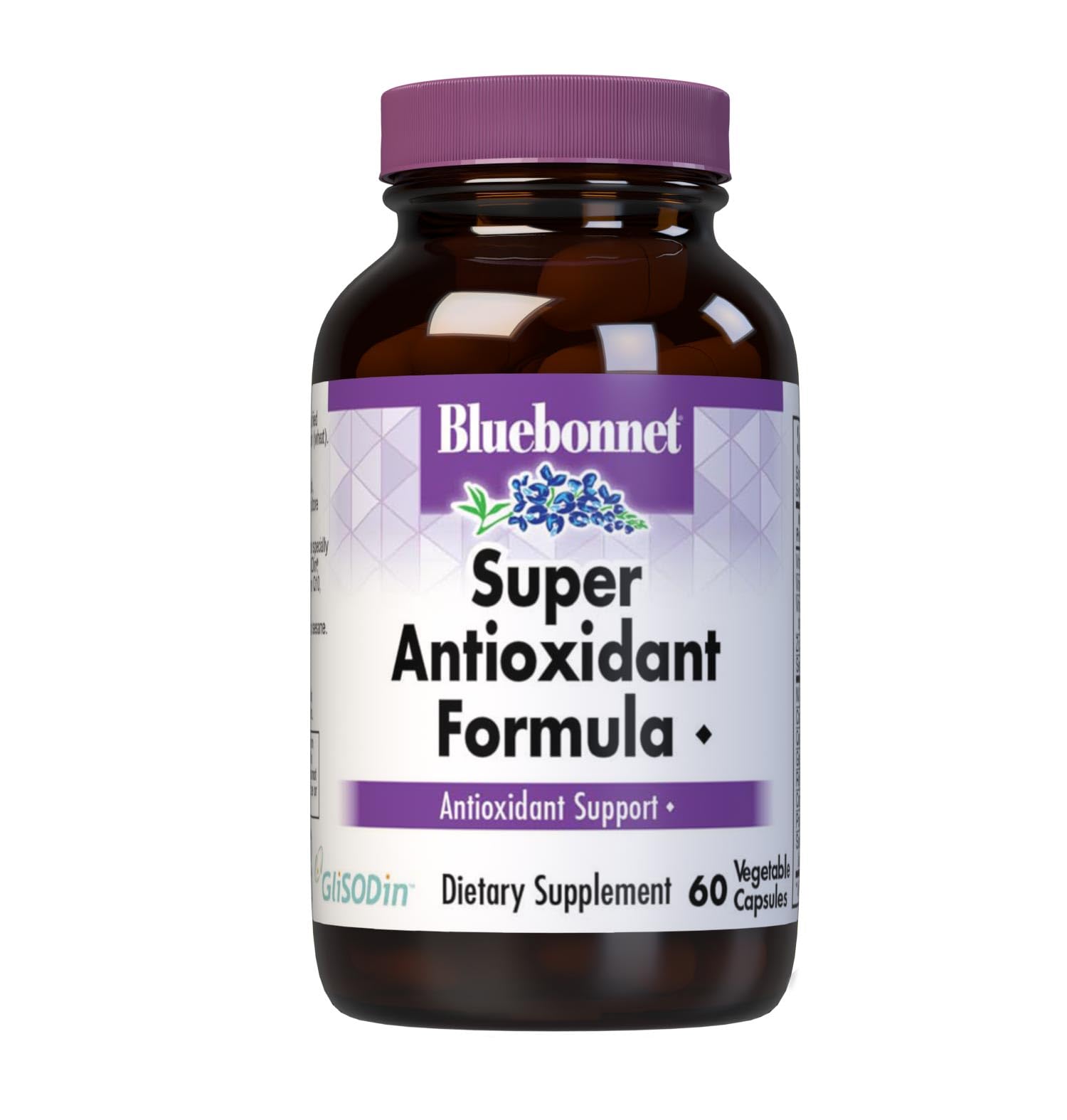 BlueBonnet Super Antioxidant Formula Immune & Radiance Supplement Vitamin A 10000 IU NAC Selenium Quercetin Superoxide Dismutase & Polyphenols Blended Antioxidants for Women & Men, 60 Capsules