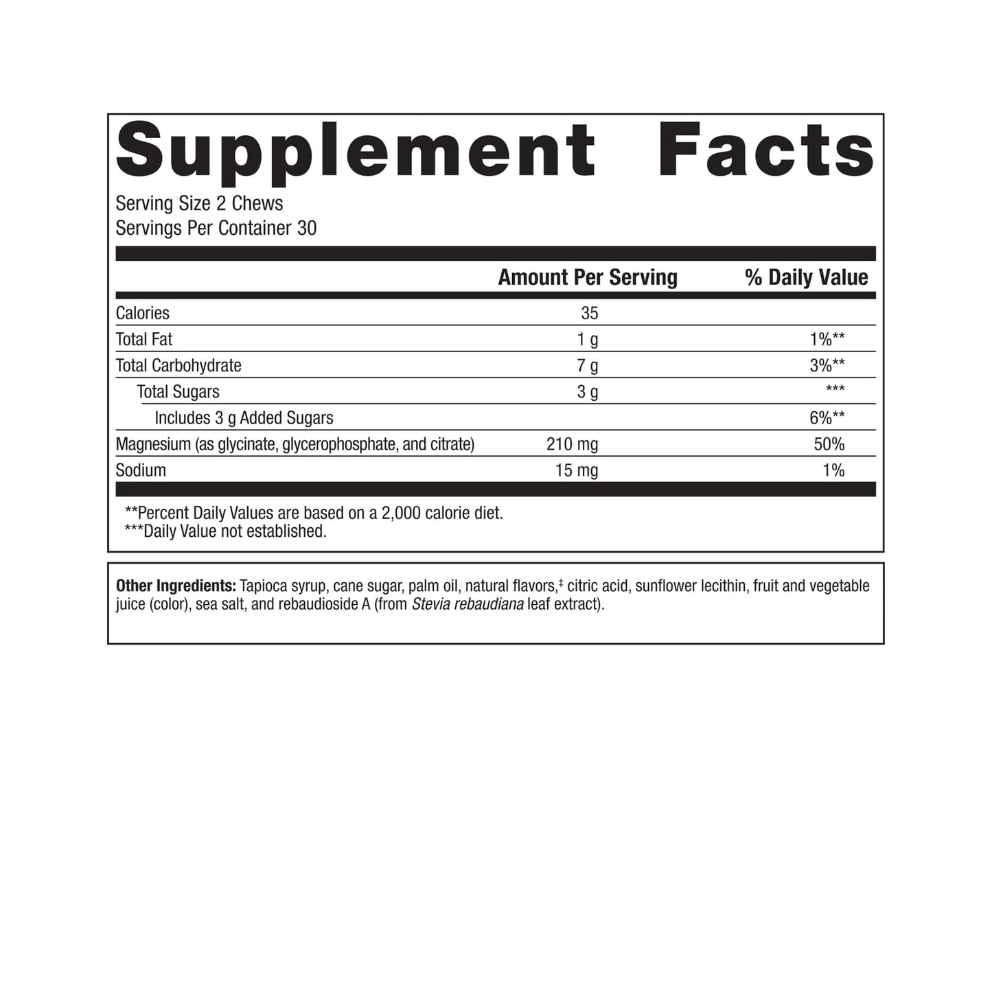 Metagenics MagActive Magnesium Glycinate 3-in-1 Chew Gummies, 60
