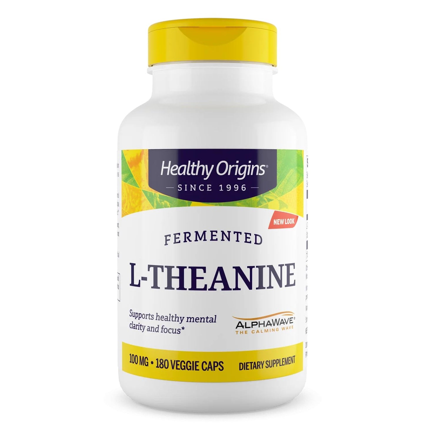 Healthy Origins L-Theanine 100 mg Capsule, 180 Capsules