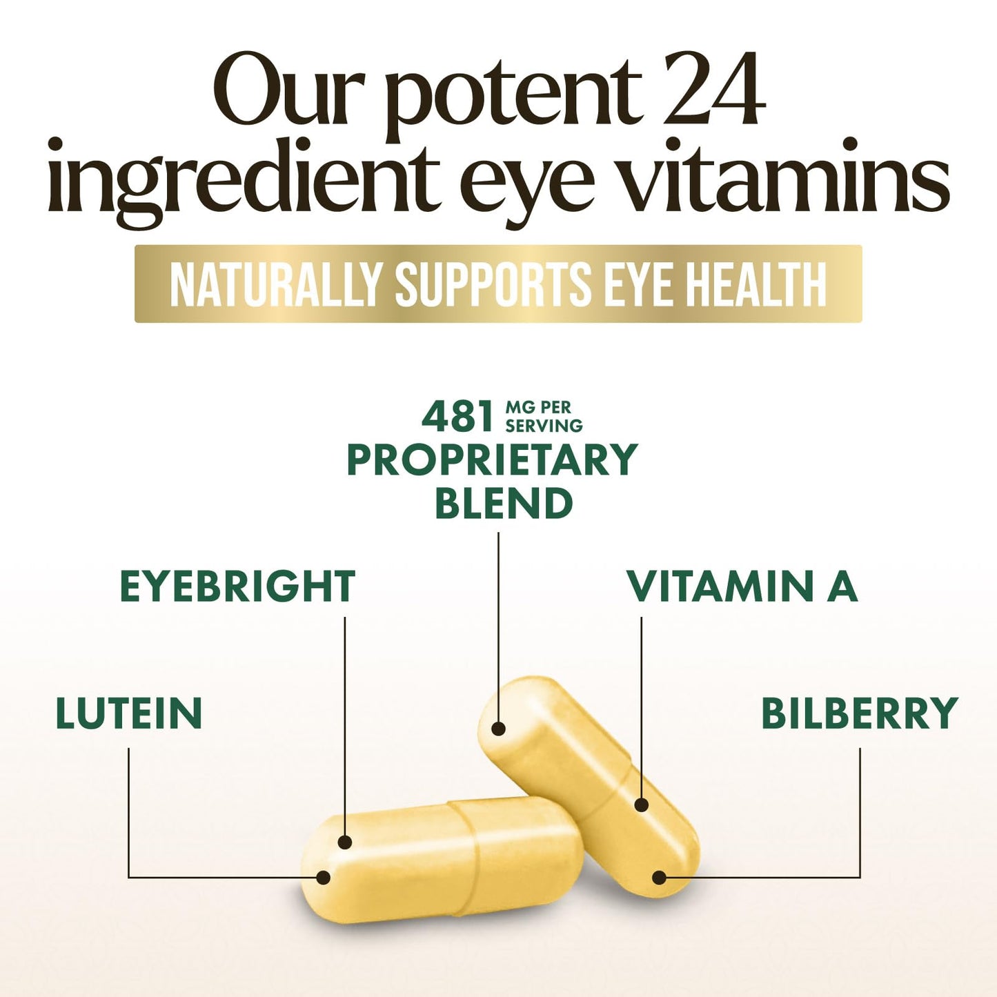 Nature's Peak Eye Health Vitamin with Lutein and Zeaxanthin Capsules, 120 Count