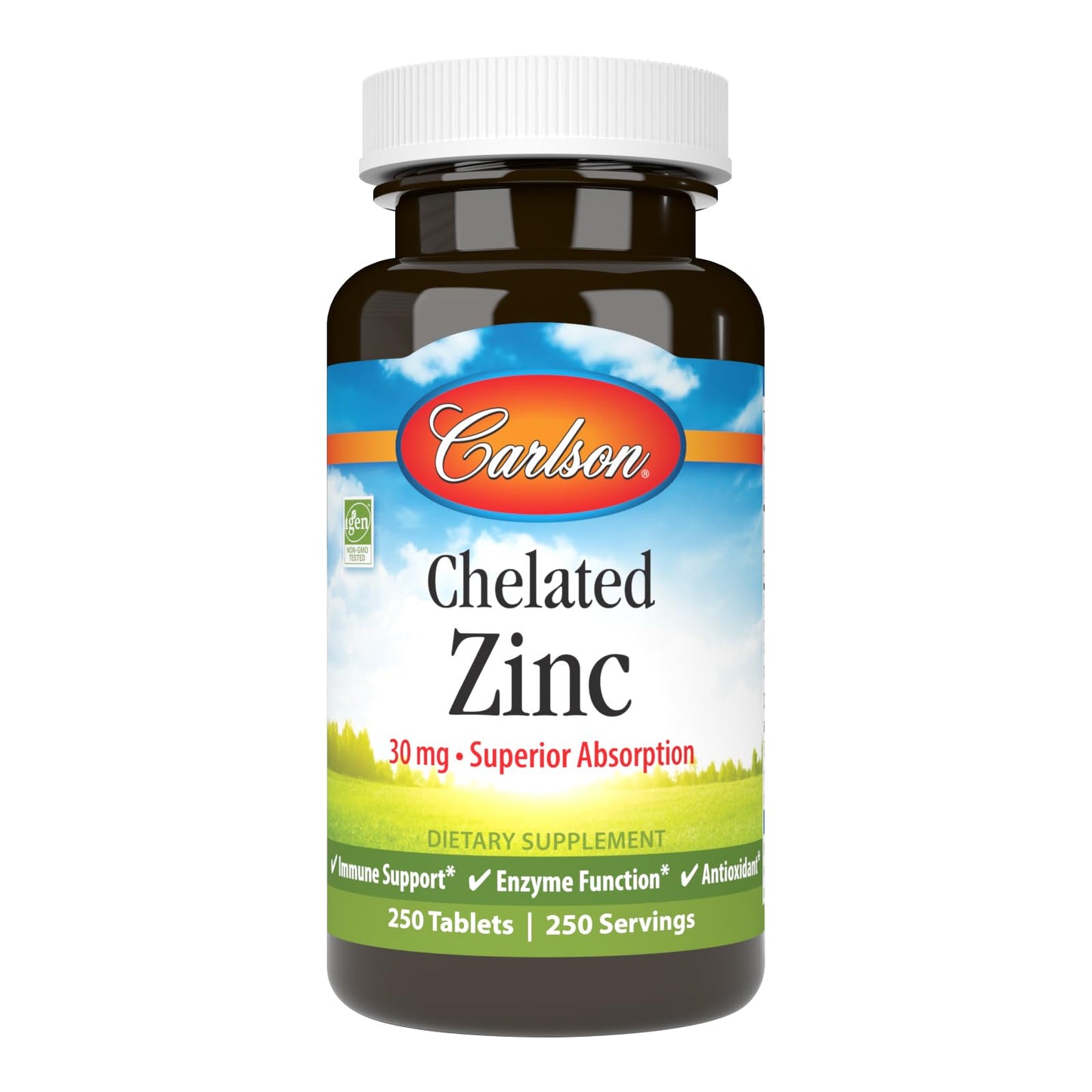 Carlson Chelated Zinc Tablets 250