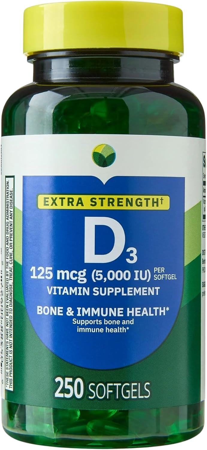 H4U Vitamin D3 Softgels 250 Count