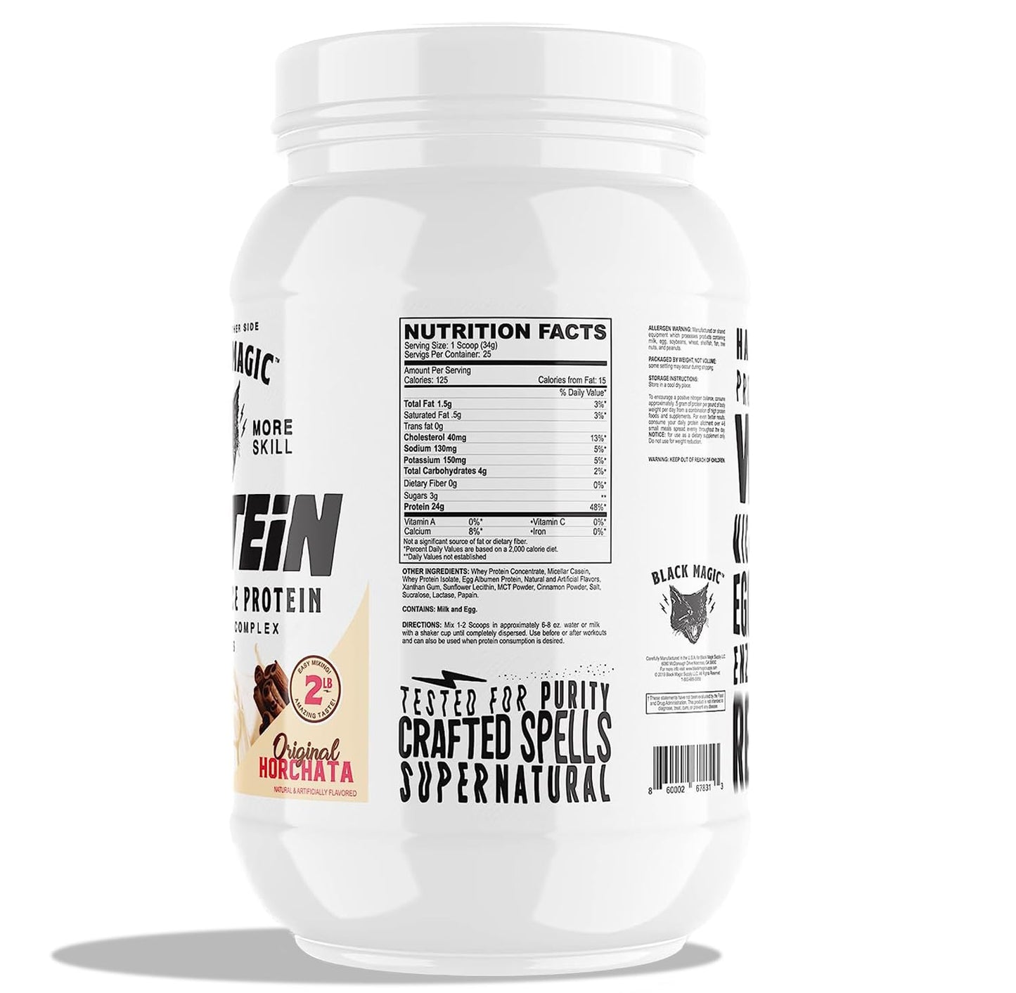 Enbanc Health Black Magic Protein Powder Original Horchata 2 lb